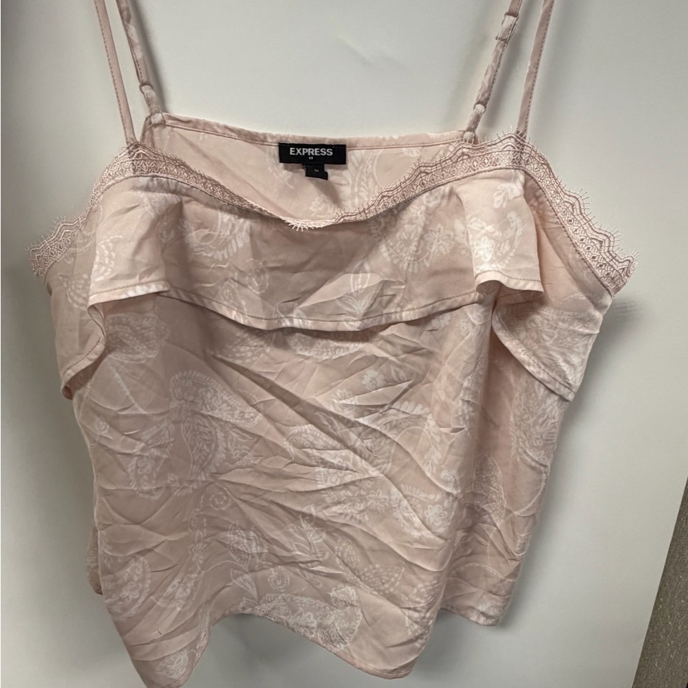 Express Women's Blush Lace Cami